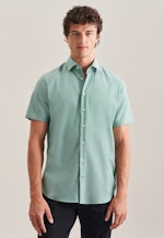 Shaped Chemise d'affaires Uni in Vert |  Seidensticker Onlineshop