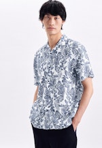 Regular Chemise décontractée Imprimé in Bleu Moyen |  Seidensticker Onlineshop