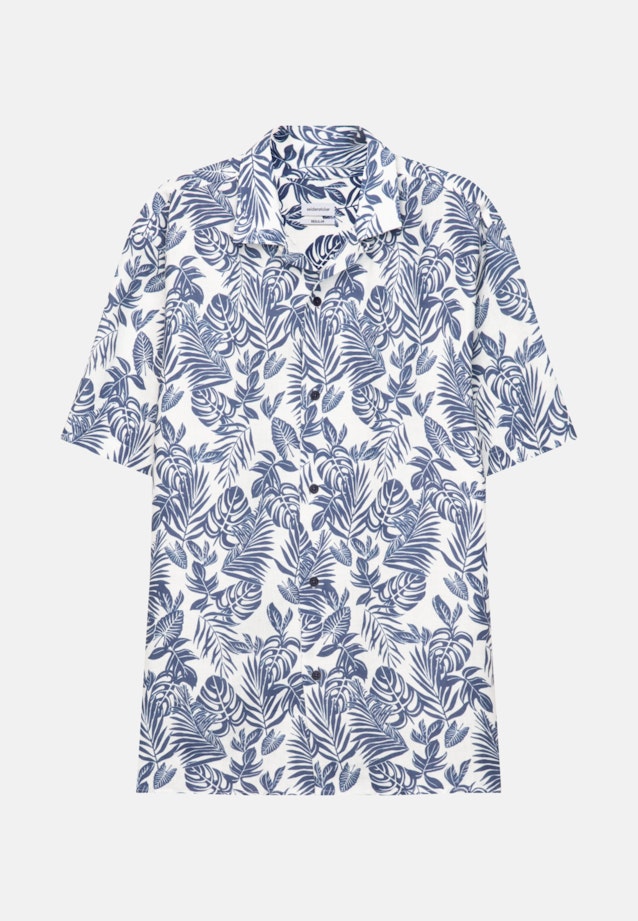 Regular Chemise décontractée Imprimé in Bleu Moyen |  Seidensticker Onlineshop