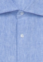 Shaped Leinenhemd Uni in Hellblau |  Seidensticker Onlineshop