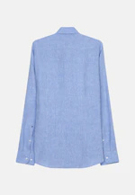 Shaped Leinenhemd Uni in Hellblau |  Seidensticker Onlineshop