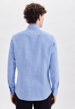 Shaped Leinenhemd Uni in Hellblau |  Seidensticker Onlineshop