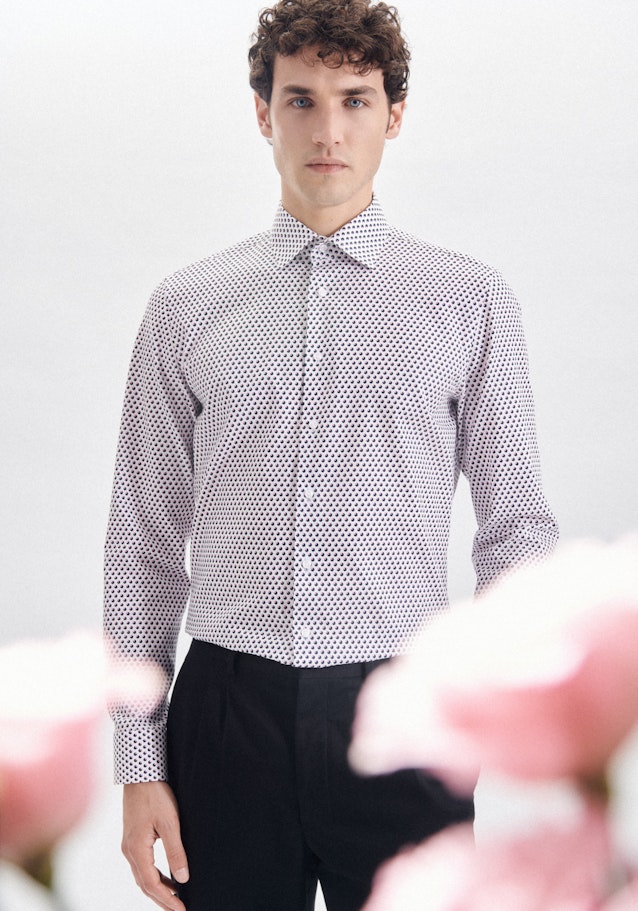 Business Shirt in Shaped with Kent-Collar in Pink |  Seidensticker Onlineshop