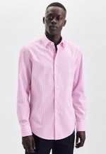 Shaped Chemise d'affaires rayures in Rose Fuchsia |  Seidensticker Onlineshop