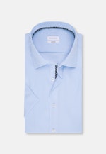 Shaped Business Hemd Uni in Mittelblau |  Seidensticker Onlineshop