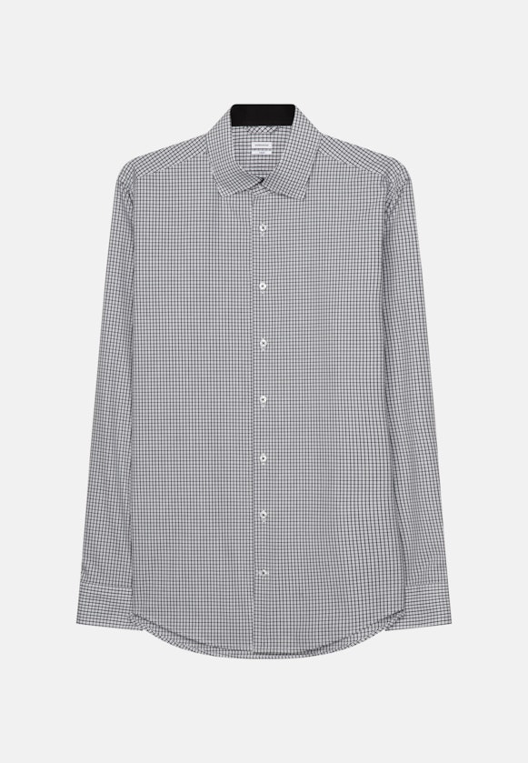 X-Slim Business Hemd Karo in Schwarz |  Seidensticker Onlineshop