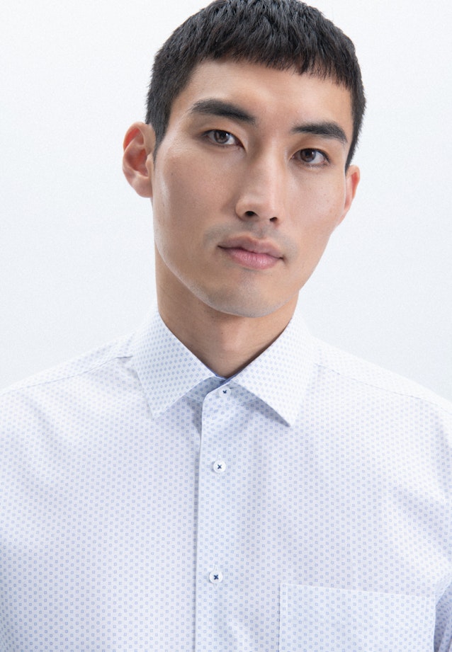 Business Shirt in Regular with Kent-Collar in Light Blue |  Seidensticker Onlineshop