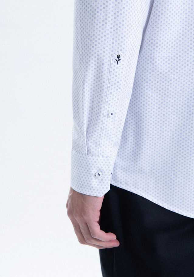 Regular Chemise Business Imprimé in Bleu Clair | Seidensticker Onlineshop