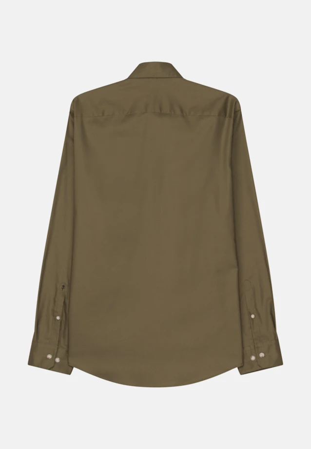 Regular Casual shirt Uni in Green |  Seidensticker Onlineshop