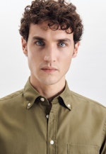 Regular Casual shirt Uni in Green |  Seidensticker Onlineshop