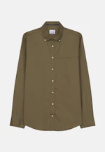 Regular Casual shirt Uni in Green |  Seidensticker Onlineshop