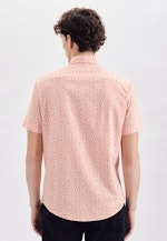 Regular Casual Hemd Druck in Orange |  Seidensticker Onlineshop