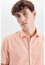 Regular Casual Hemd Druck in Orange |  Seidensticker Onlineshop