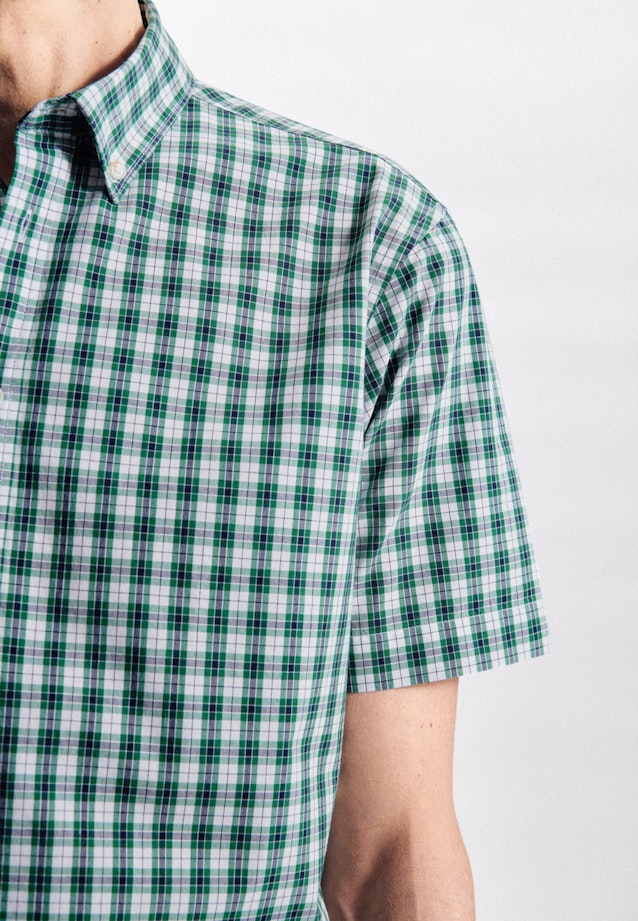 Regular Casual Hemd Karo in Grün |  Seidensticker Onlineshop