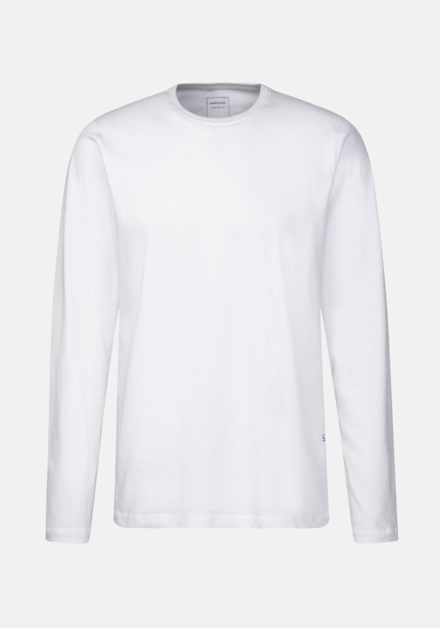 Rundhals Long-sleeved top in White |  Seidensticker Onlineshop