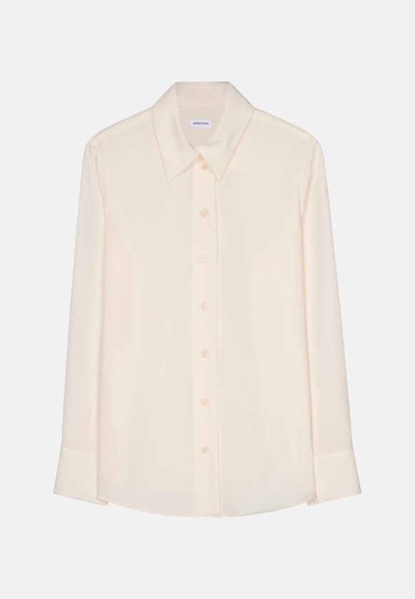 Shirt Blouse Uni in Ecru |  Seidensticker Onlineshop