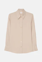 Shirt blouse Uni in Ecru |  Seidensticker Onlineshop