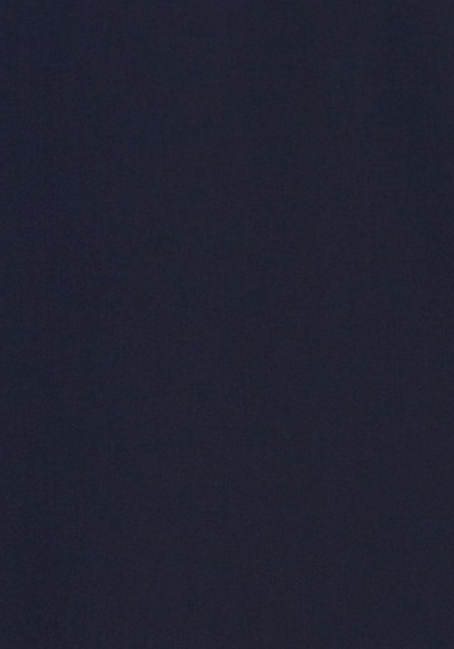 lange Arm Krepp Shirtblouse in Donkerblauw |  Seidensticker Onlineshop