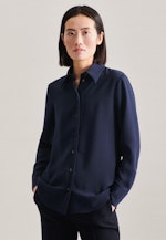 Shirt Blouse Uni in Dark Blue |  Seidensticker Onlineshop