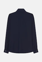 Shirt blouse Uni in Dark Blue |  Seidensticker Onlineshop