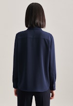 Shirt Blouse Uni in Dark Blue |  Seidensticker Onlineshop