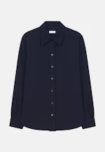 Shirt blouse Uni in Dark Blue |  Seidensticker Onlineshop