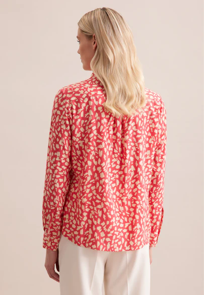Hemdbluse Druck in Rosa/Pink |  Seidensticker Onlineshop