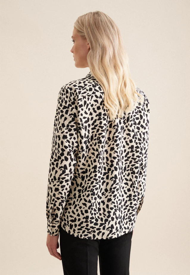 Hemdbluse Druck in Ecru |  Seidensticker Onlineshop