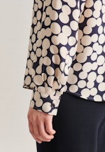 Hemdbluse aus Viskose regular fir in Dark Blue |  Seidensticker Onlineshop