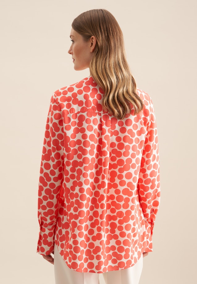 Kraag Shirtblouse in Oranje |  Seidensticker Onlineshop