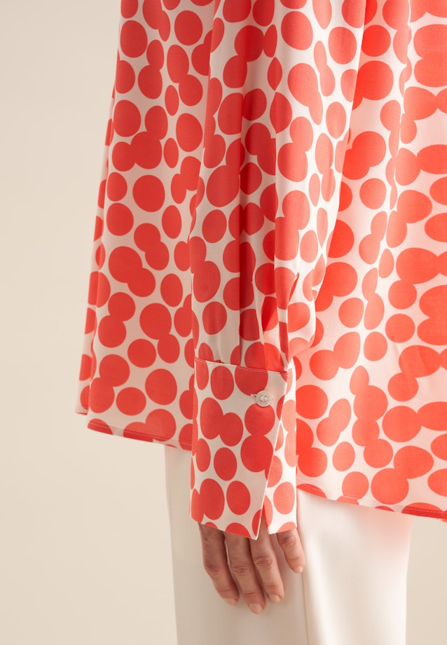 Kraag Shirtblouse in Oranje |  Seidensticker Onlineshop