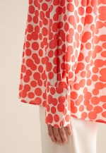 Kraag Shirtblouse in Oranje |  Seidensticker Onlineshop