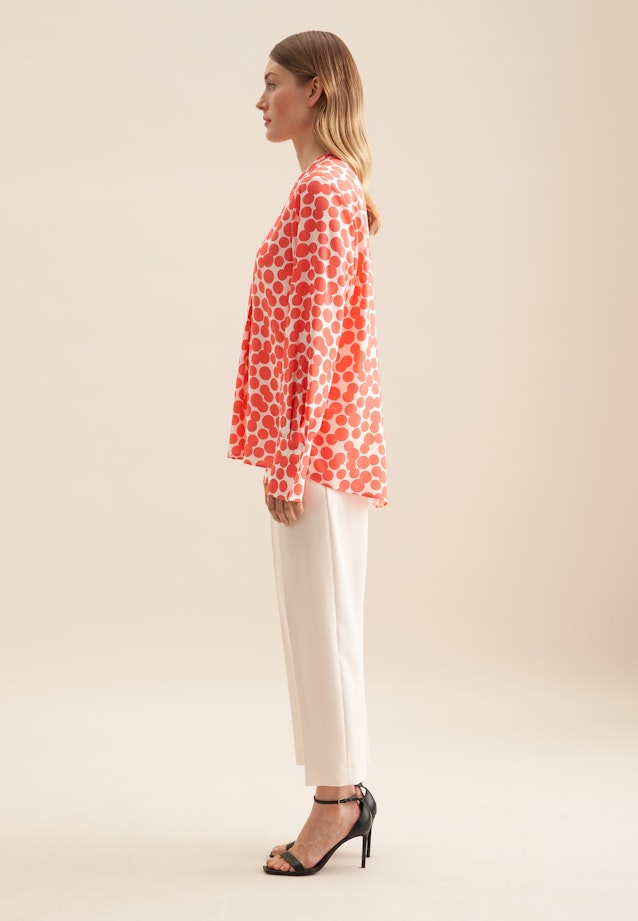 Kraag Shirtblouse in Oranje |  Seidensticker Onlineshop