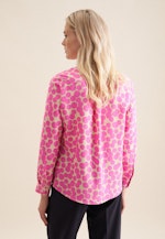 Shirt blouse made of viscose regular fir in Pink |  Seidensticker Onlineshop