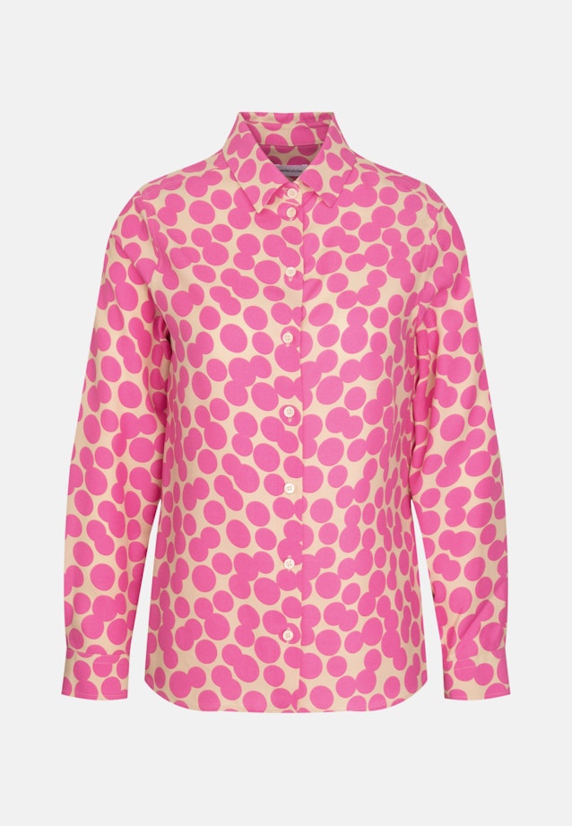 Shirt blouse made of viscose regular fir in Pink |  Seidensticker Onlineshop