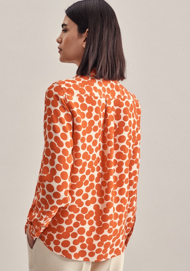 Poplin Shirt Blouse in Orange | Seidensticker Onlineshop