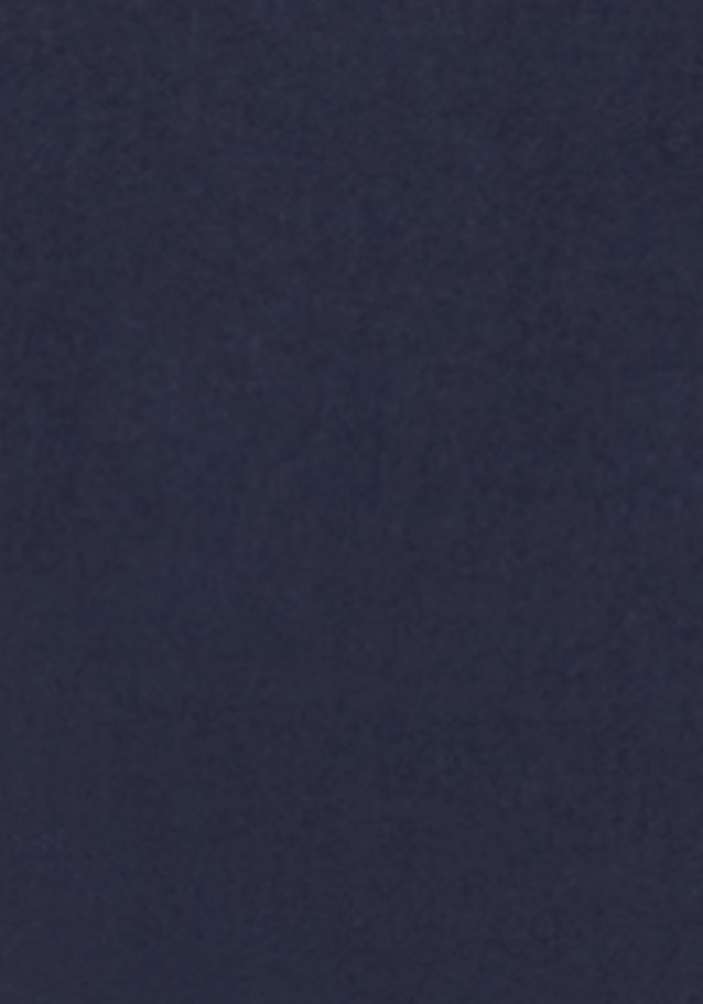 Lange mouwen Popeline Shirtblouse in Donkerblauw |  Seidensticker Onlineshop
