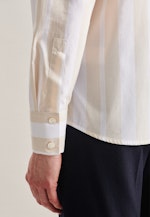 Long sleeve Poplin Shirt Blouse in Ecru |  Seidensticker Onlineshop