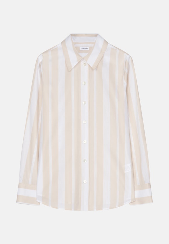 Shirt Blouse Stripes in Ecru |  Seidensticker Onlineshop