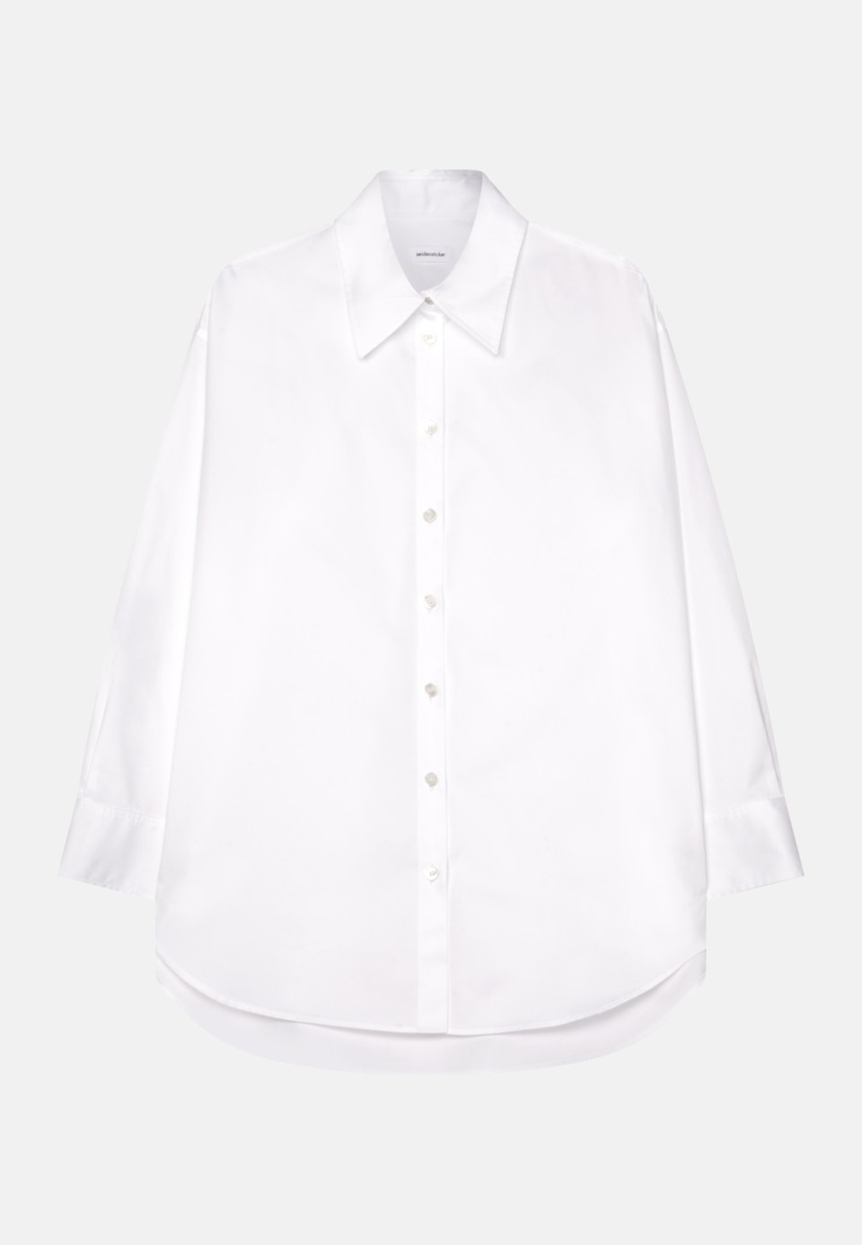 Collar Long Blouse in White |  Seidensticker Onlineshop