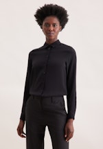 Hemdbluse aus Viskose regular fit in Noir |  Seidensticker Onlineshop