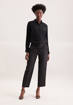 Hemdbluse aus Viskose regular fit in Noir |  Seidensticker Onlineshop