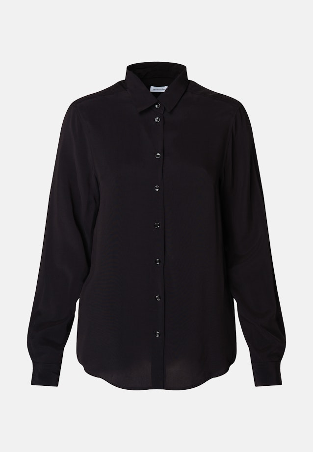Hemdbluse aus Viskose regular fit in Noir |  Seidensticker Onlineshop