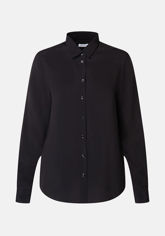 Hemdbluse aus Viskose regular fit in Noir | Seidensticker Onlineshop