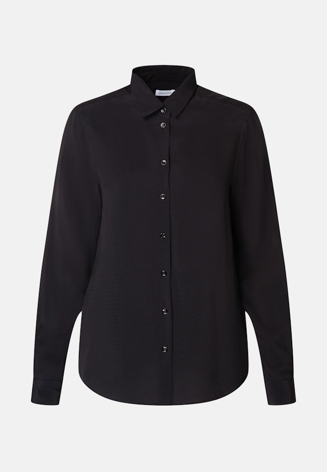 Hemdbluse aus Viskose regular fit in Noir |  Seidensticker Onlineshop