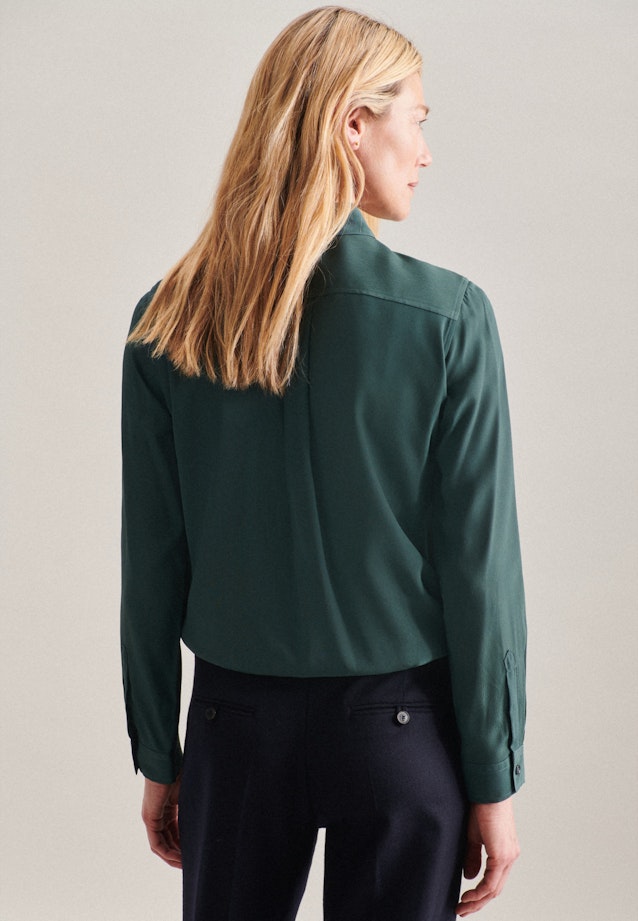 Poplin Shirt Blouse in Green |  Seidensticker Onlineshop