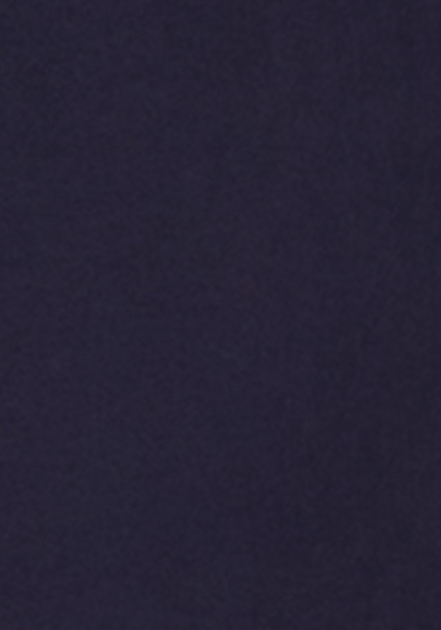 lange Arm Popeline Shirtblouse in Donkerblauw |  Seidensticker Onlineshop