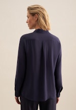 Kragen Hemdbluse Regular in Dunkelblau |  Seidensticker Onlineshop