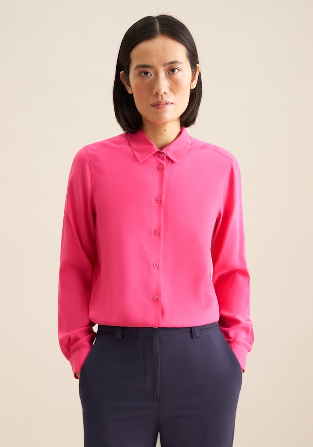 Hemdbluse aus Viskose regular fit in Rouge |  Seidensticker Onlineshop