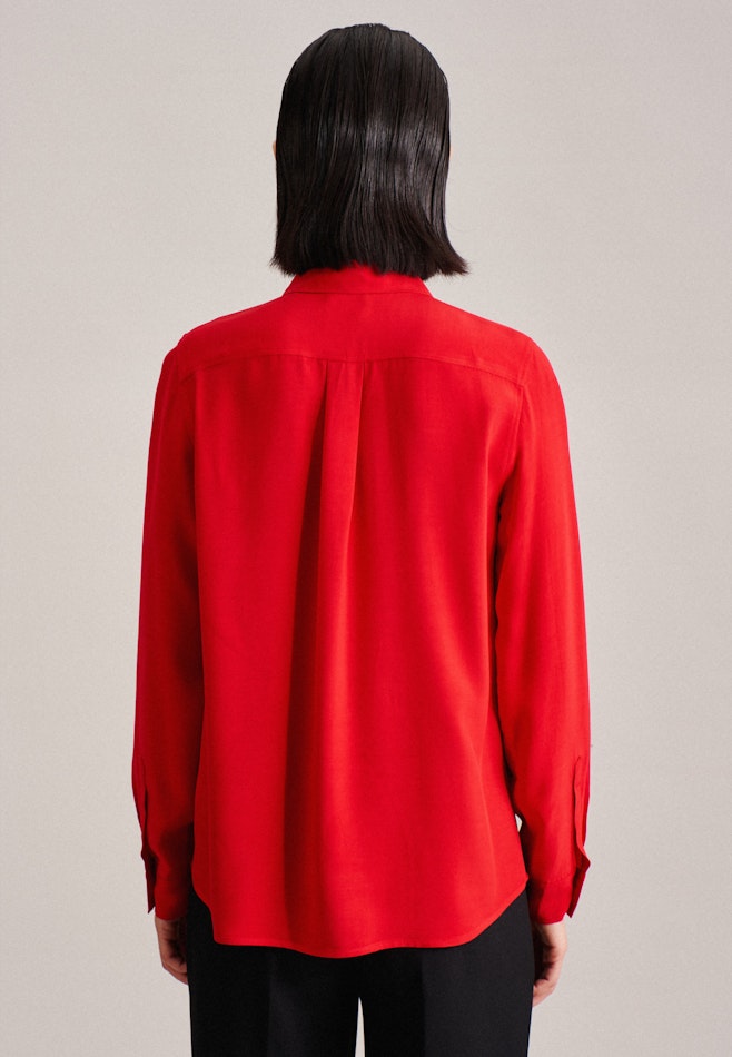 Popeline Shirtblouse in Rood | Seidensticker online winkel